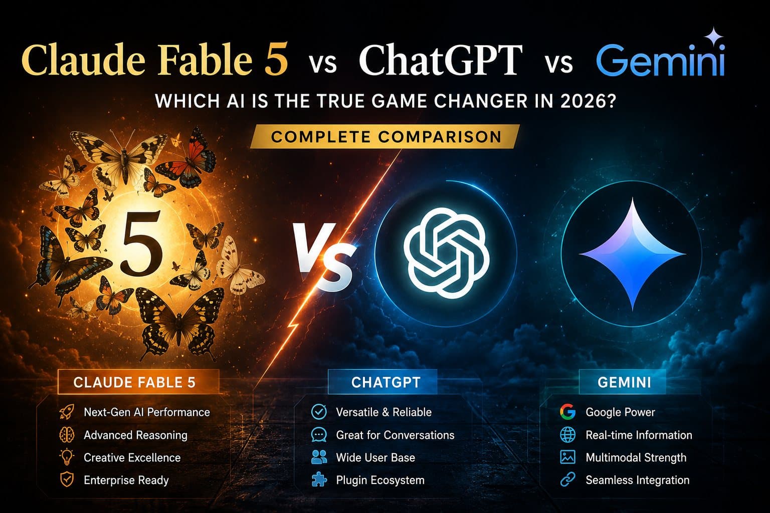 Claude Fable 5 vs ChatGPT vs Gemini featured image