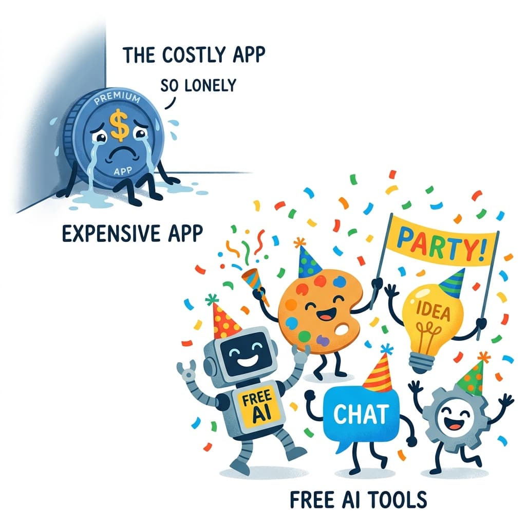 Free AI Tools in 2025 That Are So Good, Paid Apps Are Crying in the Corner featured image