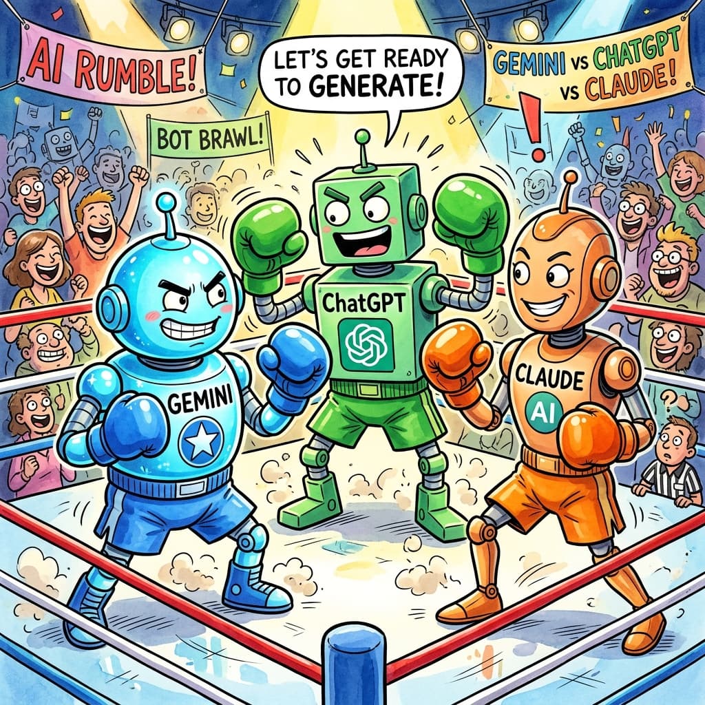 Gemini vs ChatGPT vs Claude in 2025 — I Made Them Fight and Here's Who Won featured image